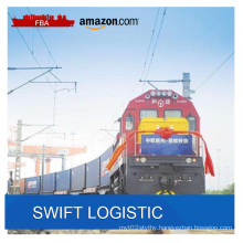 Amazon FBA Rail freight forwarder shipping cost china to Netherlands by train